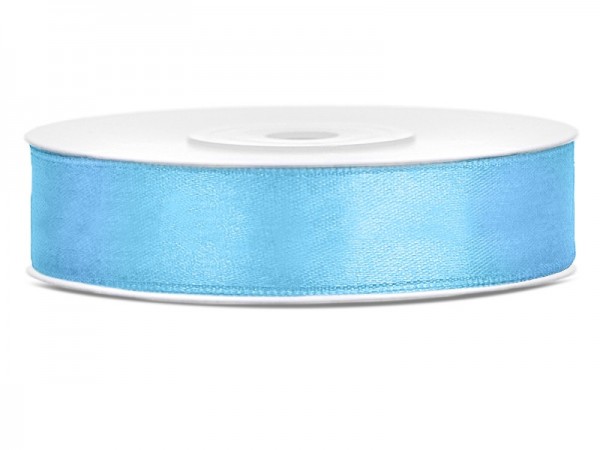 25m Geschenkband himmelblau 12mm breit