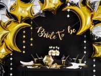 Vorschau: Goldene Bride to be Girlande 80cm