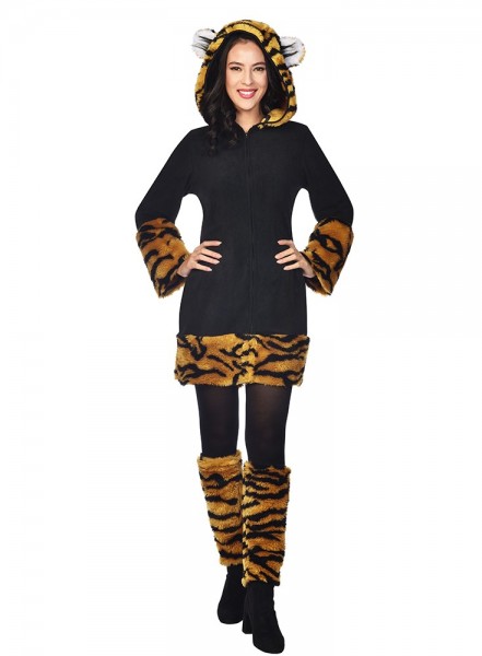 Tiger Lady Kostüm Damen