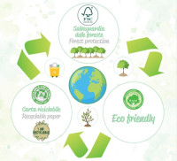 Vorschau: 8 buntes Spektakel Eco Pappbecher