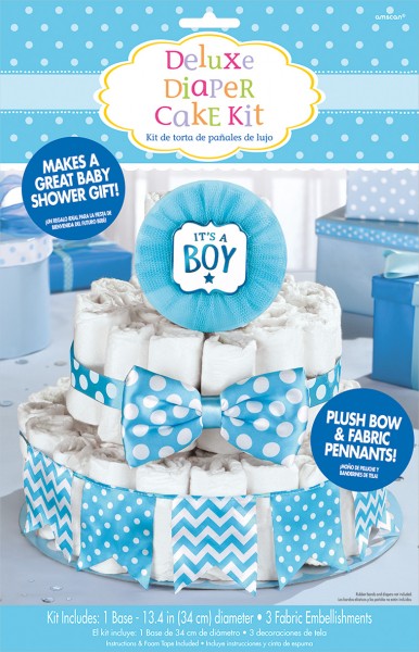 Sweet Baby Boy Windeltorten Deko Set 5-tlg