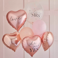 Vorschau: She said yes Ballon Bouquet 9-teilig