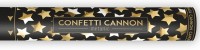 Goldene Sternchen Konfetti Kanone 40cm