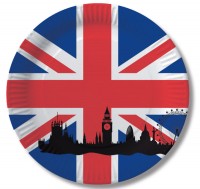 10 Großbritannien Teller 23cm