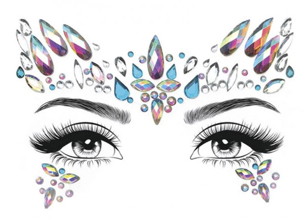 Selbstklebende Schmucksteine Snow Angel