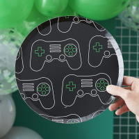 8 Gamer Eco Teller schwarz 25cm