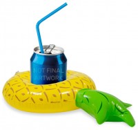 Aufblasbarer Ananas Getränkehalter