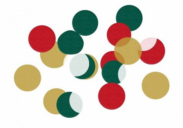 Red and Green Party Konfetti Mix 10g