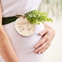 Botanical Babyparty Mummy to be Schärpe