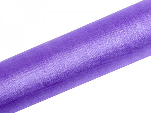 Organza Stoff Julie lila 9m x 16cm