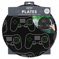 8 Gamer Eco Teller schwarz 25cm