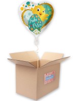 Frohe Ostern Küken Herzballon 43cm