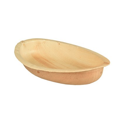 25 Palmblatt Schalen Rossini oval 18 x 11,5cm