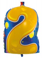 Vorschau: Bunter Folienballon 2. Geburtstag Party