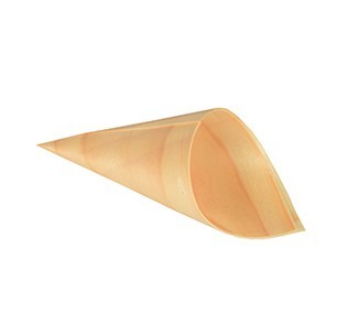 50 Holz Snack Tüten Fidelio 4,5 x 8,5cm