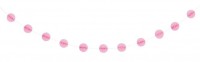 Vorschau: Wabenball Girlande Party Night Rosa 213cm