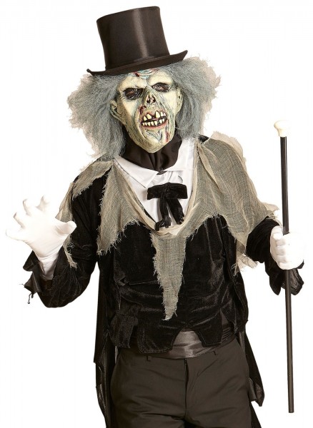 Zombie Sirius Maske Mit Haaren 3