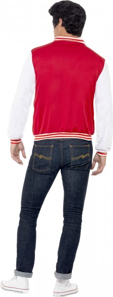 Rote Herren Collage Jacke 2