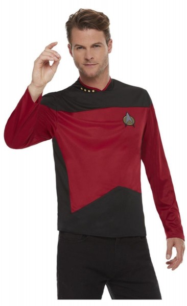 Star Trek next Generation Uniform Shirt für Herren rot