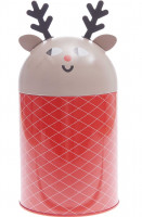 Niedliche Rentier Keksdose 12 x 20,5cm