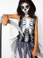 Vorschau: Scary Skeleton Mädchenkostüm