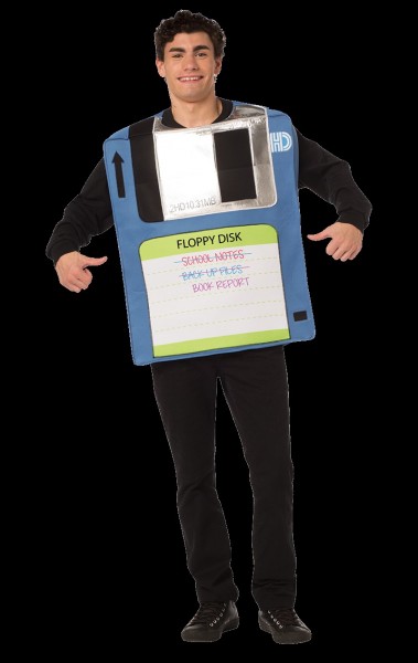 Floppy Diskette Unisex Kostüm