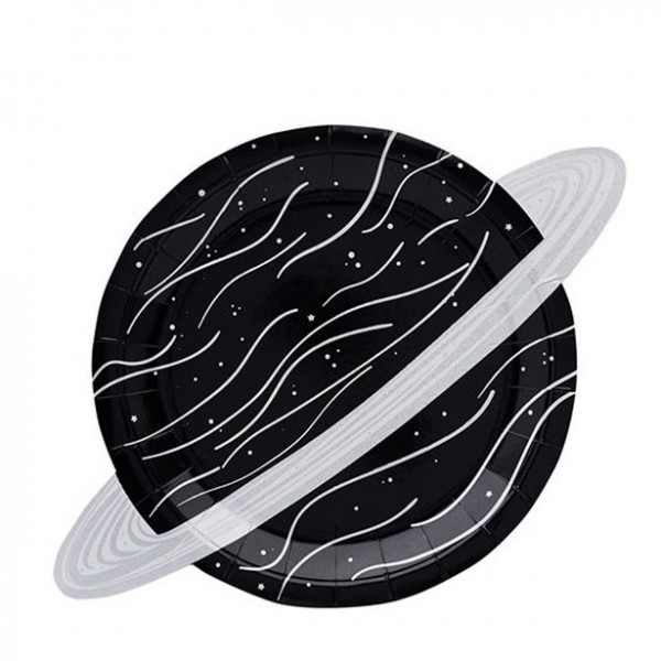 10 Weltraum Planeten Teller 22,8cm
