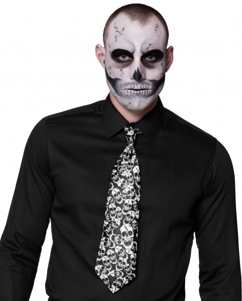 Düstere Totenkopf Krawatte