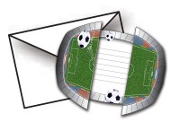 8 Fußball Champion Einladungskarten