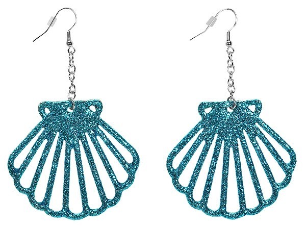 Muschel Ohrringe Mermaid Sparkle
