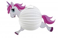 Einhorn Crazy Candy Motiv Laterne 20cm