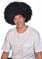 Schwarze Afro Perücke Groovy