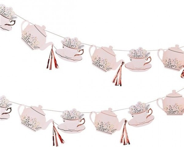 Birthday Teaparty Girlande 3,5m