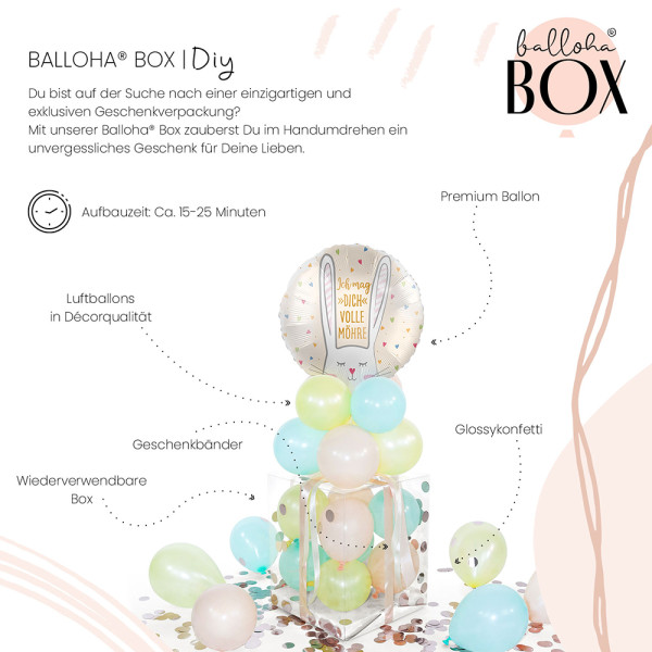 Balloha Geschenkbox DIY Ich mag Dich volle Möhre XL 3