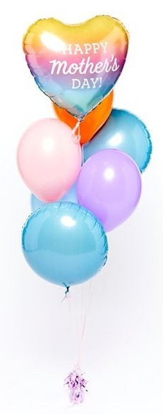 Schönen Muttertag Ombré Ballon Bouquet