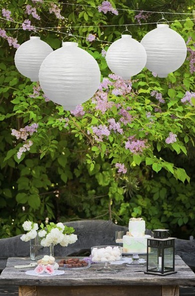 LED Lampion Summer Nights weiß 20cm 3