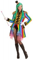 Regenbogen-Frack Zirkusdirektorin Damen