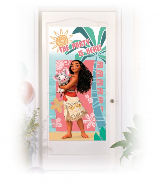 Vaiana Sunny Beach Türposter 150 x 75cm