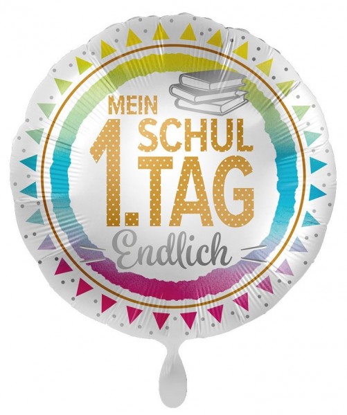 Mein erster Schultag Folienballon 43cm