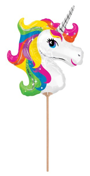 Rainbow Unicorn Stabballon 23cm