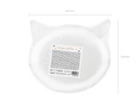 Vorschau: 6 Boo Town Katzen Pappteller 22 x 20cm