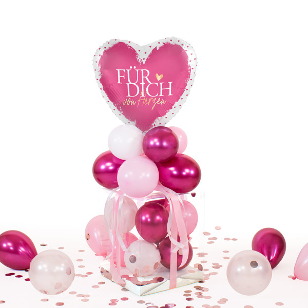 Balloha Geschenkbox DIY Für Dich von Herzen XL