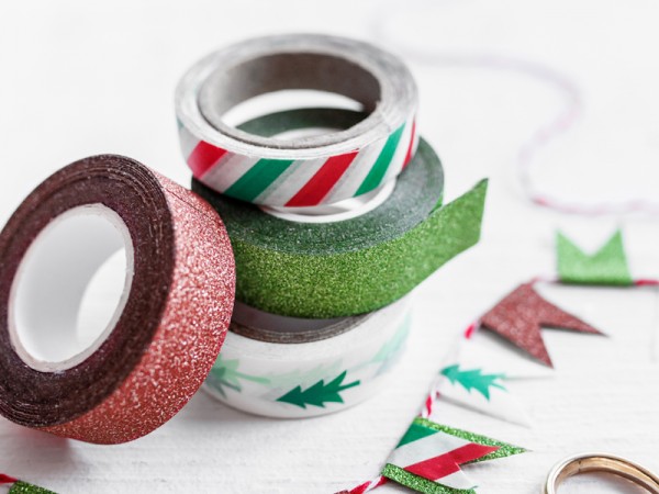 4 Little Christmas Washi-Tapes 10m 2