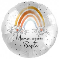 Muttertag Regenbogen Folienballon 46cm