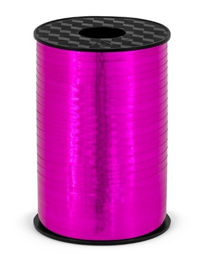 225m Geschenkband Hong Kong metallic-pink