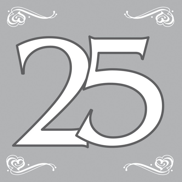 20 Servietten Silberhochzeit 25 Jahre
