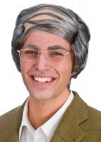 Rentner Halbglatze Perücke