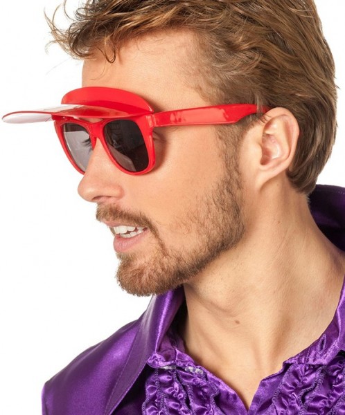Rote Samuel Party Brille Mit Blende