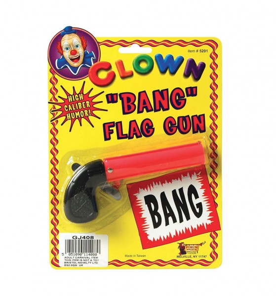 Bang Flagge Scherz Pistole