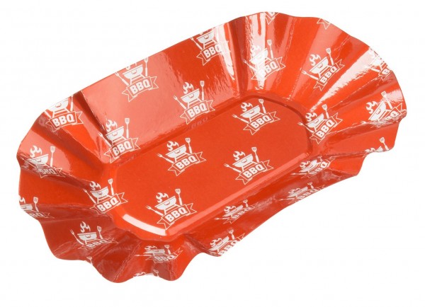 8 Barbecue Schalen 16,5 x 10cm